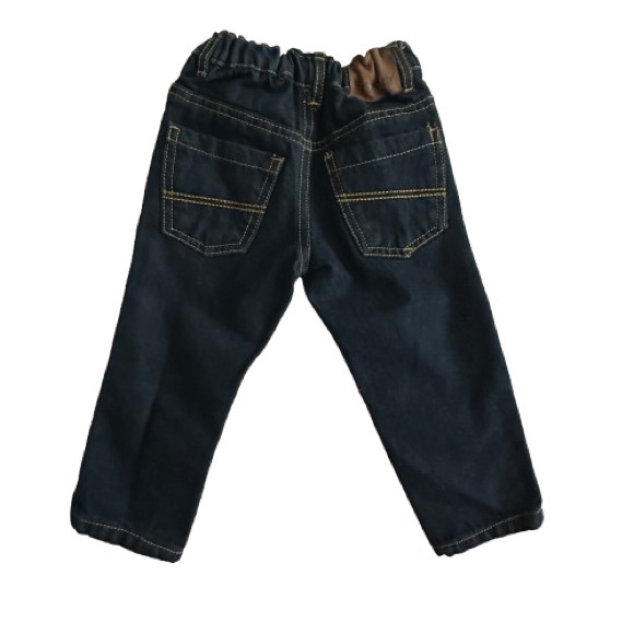 DKNY Baby Boy 18 M Denim Navy Red Gray & Black 3 Peace Set: Jacket Jeans Shirt - Picture 12 of 16